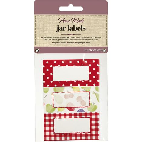Home Made Pack de 30 Etiquetas para Tarros de Mermelada - Orchard, etiquetas personalizadas para conservas, diseño de huerto, ideal para regalar o almacenar