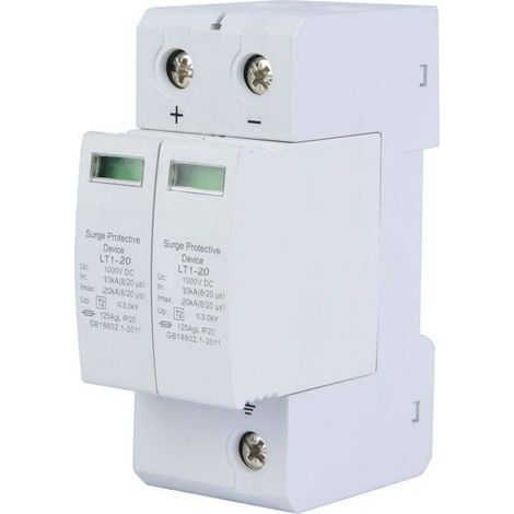 Parafoudre Solaire, Parafoudre Panneau Solaire, Parafoudre Photovoltaique, 2P 40KA Foudre Ménage Dispositif Protection Montée Subite (1/4)