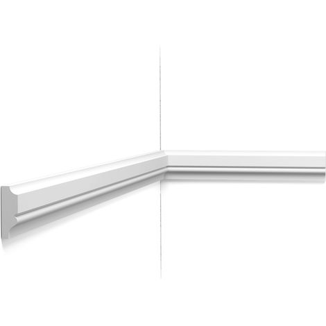 PX116 Cimaise murale Orac Decor - 3x1x200cm (h x p x L) - moulure décorative polymère Pack 2 pièces