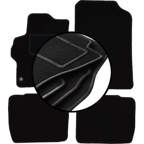 Komplettset Veloursmatten für: Citroen C-Elysee Limousine (2012-)