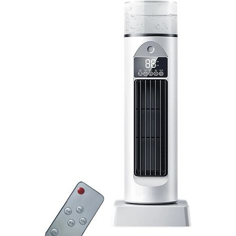 Evaporative air cooler, small air conditioning fan, portable tower fan, small humidifier