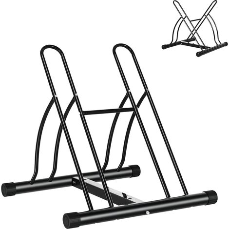 Modularer Fahrradträger für 2 Fahrräder, Abmessungen 54 x 60 x 57 cm (L x B x H), schwarz epoxidbeschichteter Stahl