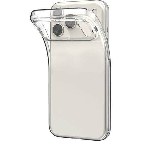 Funda de TPU para iPhone 17 Pro Max de 0,3 pulgadas, color nude, ultradelgada y transparente.