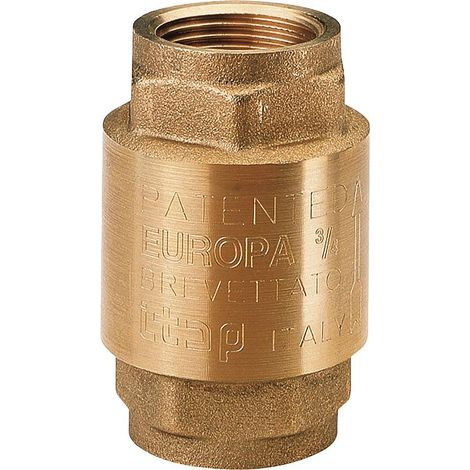 Rückschlagventil Messing Typ Europa Ventil Edelstahlventilplatte 3/8"-2" Zoll 'DN10'