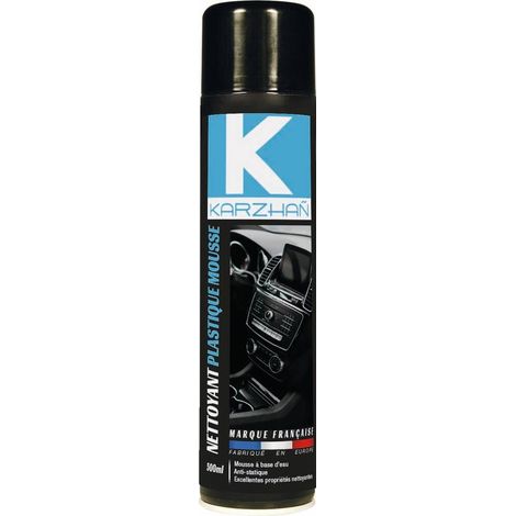 Nettoyant moussant pour plastique intérieur - aérosol de 500ml KARZHAN - 62132