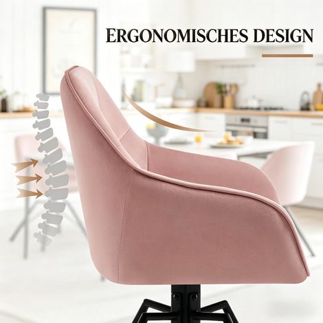 Chaises de salon élégantes pour chambre, tabourets de cuisine larges, fauteuil pivotant de salle à manger, chaises de cuisine à dossier rembourré (lot de 2 pièces uniquement) (1/5)