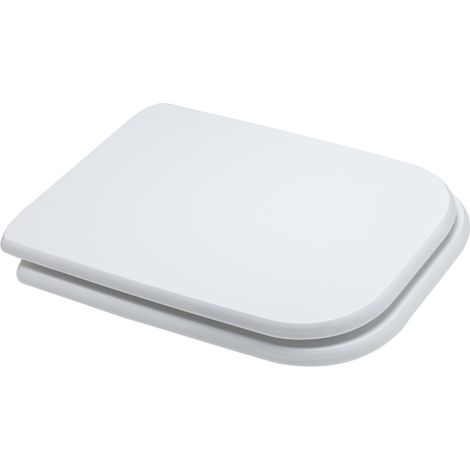 Sedile Wc Compatibile Conca Bianco Con Cerniere Universale