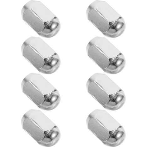 8 Écrous de Roue en Acier M10x1.25 pour Roues Atv et Voiture, Compatibles Jantes Polyvalentes, Finition Argenté, Lot de 8 Pièces, pour Conditions Difficiles et Plage (1/5)
