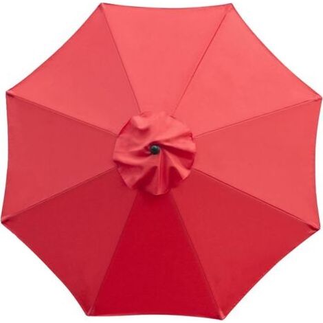 Housse de rechange pour parasol, 8 baleines, 3 m,rouge (1/5)
