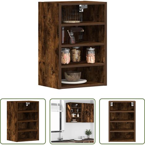 Küchenregal - Hängeschrank Riga Räuchereiche 40x29,5x60 cm Holzwerkstoff (1/5)