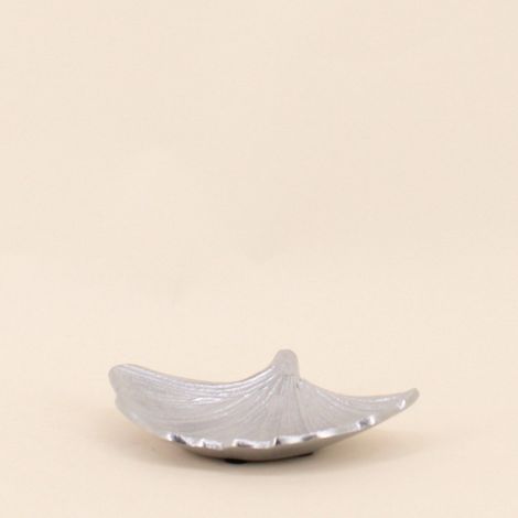 Vide poche en alluminium forme coquillage 18x14cm