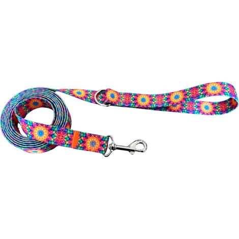 Correa para perro tradicional, resistente, hecha a mano, con diseño de prisma. Correa para perro tradicional, resistente, hecha a mano, con diseño de prisma, talla S - 110 cm. (1/5)