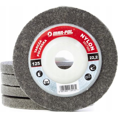 Polierscheibe Vliesstoff 125 x 22,2 mm / Nylon (1/5)