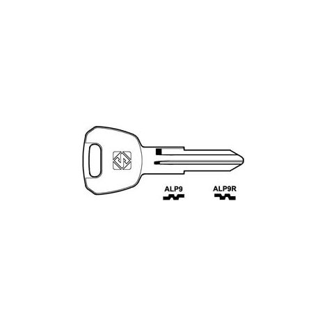 CHIAVI PER CILINDRI ALPHA 5 SPINE PICCOLE- - ALP9R SX - 10 pezzi SILCA