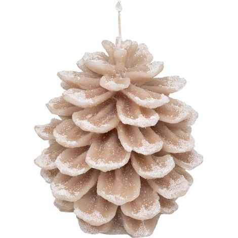Vela decorativa forma piña, 6 unidades -