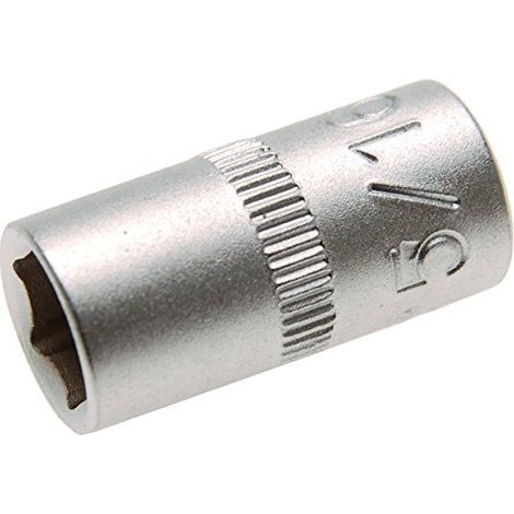 BGS Steckschlüssel-Einsatz Sechskant Antrieb Innenvierkant 6,3 mm (1/4") SW 5/16" - 10655