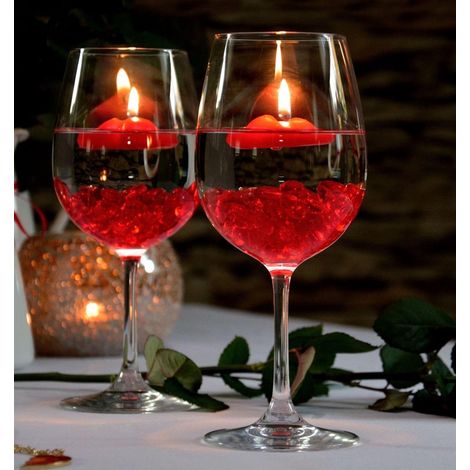 Velas flotantes románticas (6 unidades)