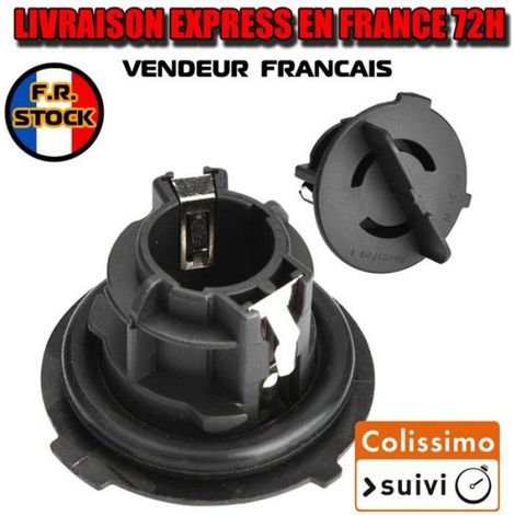 Douille Porte Ampoule Clignotant - Compatible Renault Laguna 2 Clio 3 Modus Espace 4 Clio Grandtour - Citroen C4 C5 C8 Jumpy - Peugeot 207 307 406 607 807 Expert - 1 Pièce