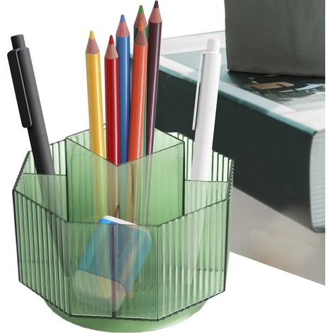 stylo rotatif organiseur de bureau fournitures de rangement (1/5)
