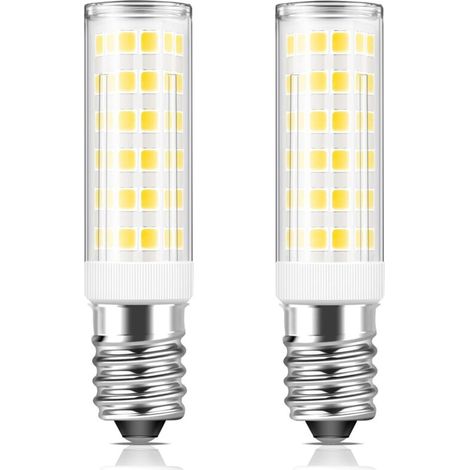 Ampoules Led E14 Hotte Aspirante 5W, Ampoule Pour Ventilateur Extracteur,550LM, Equivalent 40W, Blanc Froid 6000K,Non Dimmable Pour Hotte Aspirante, Réfrigérateur, Appliques Murales, Lot De 2 (1/5)