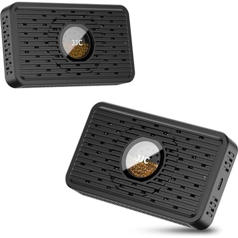 boîtes déshydratantes réutilisables en gel de silice, déshumidificateur portable avec port de type C pour une réactivation (orange à vert) - Compatible avec objectifs d'appareil (1/5)