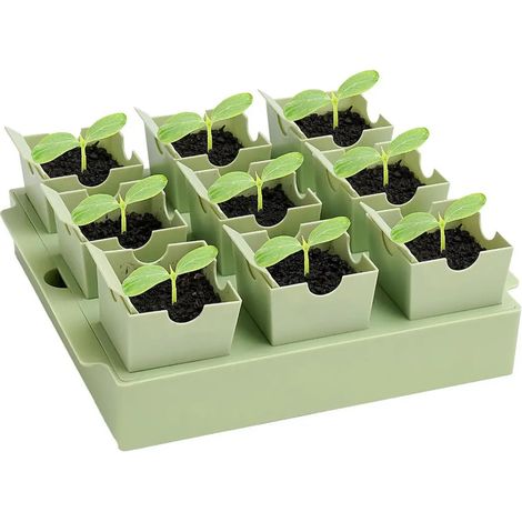 Bandejas De Inicio Para Siembra Mini Invernadero Kit Germina (1/5)