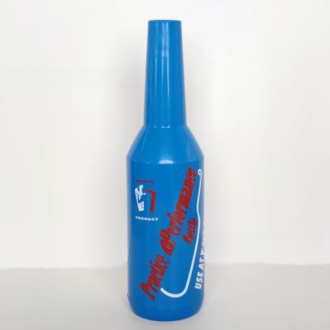 Mayorista de botellas de entrenamiento para cocteleros, botellas de plástico para lanzar, elegantes botellas mezcladoras para bares, herramientas especiales para cocteleros (azul) (1/5)