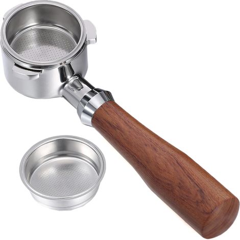 Aoresac 51-mm-Siebträger ohne Boden für Espressomaschinen, kompatibel mit DeLonghi Dedica EC680/EC685/EC785/EC820/EC850/EC860 und Smeg-Maschinen. Zubehör für die Kaffeezubereitung.