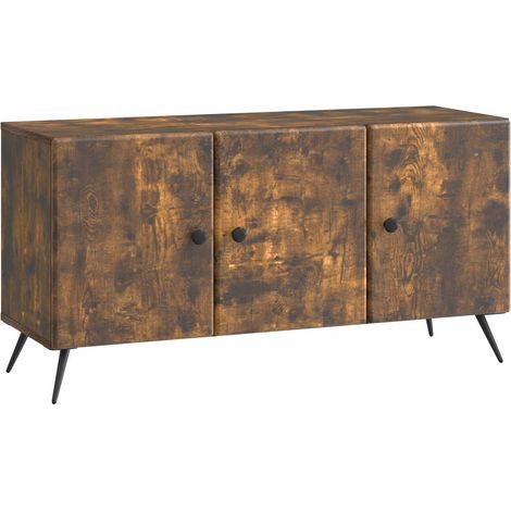 Mobile TV Rovere Fumo 99 x 34,5 x 50 cm Legno ingegnerizzato vidaXL
