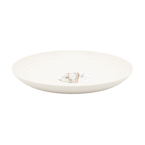 Plato plastico clasico 22 cm Beige (1/4)