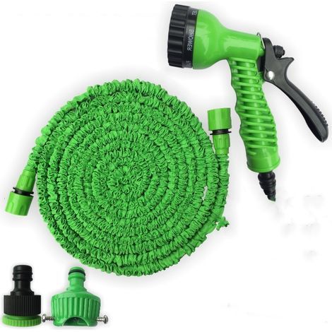 C2615A Hose Basic - Tuyau Extensible à Pression d'Eau, Vert, 15 Mètres (1/5)