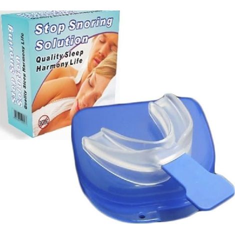 Arrêter de ronfler Anti Snore silicone souple Embouchure Apnea Garde bruxisme Plateau Nuit Aid Sleeping (Taille: 1) (1/4)