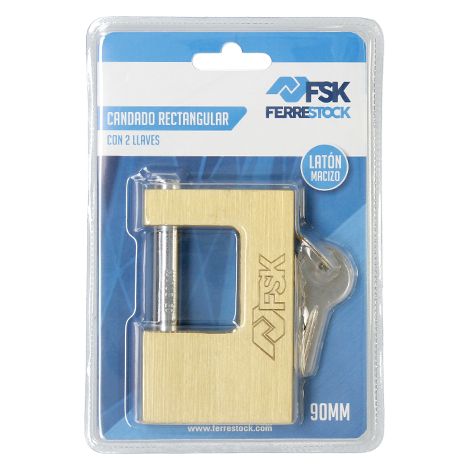 Candado de llave Ferrestock 90 mm