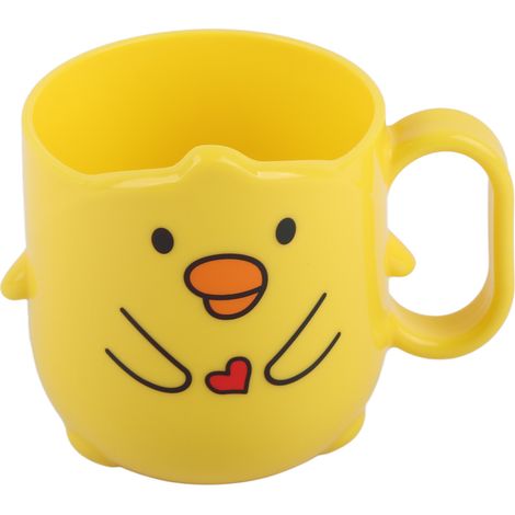 Zahnbürstenbecher aus PP mit niedlichem Entenmotiv, Kinder-Wasserbecher für Haushalt und Badezimmer, Typ 2, 300 ml (1/5)