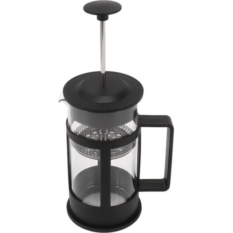 Cafetière à piston 350ml, presse à café en verre et acier inoxydable, théière filtre française (1/5)