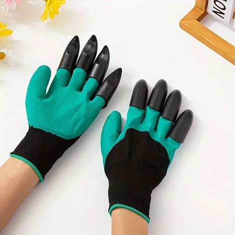 Gants de jardinage avec griffes pour planter respirants pour femme cadeau idéal pour passionnés de jardin (1/5)