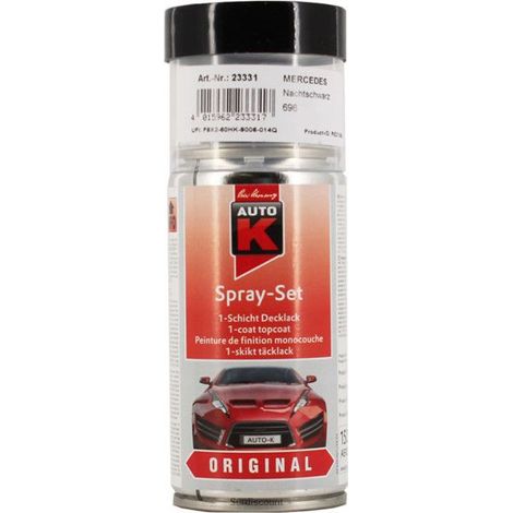 696 NACHT SCHWARZ (Bombe Peinture 150 ml). Pein...