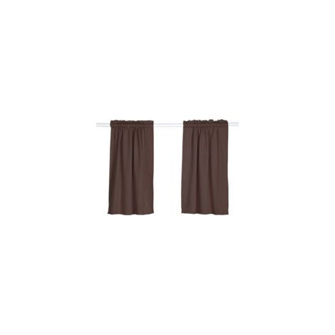 Verdunkelungsvorhänge 89 x 89 cm – 2er-Set, kaffeebraun, silberne Ösen, wärme- und schalldämmend, eleganter Stil, verleiht Ihrem Interieur Glanz. – Crezuo