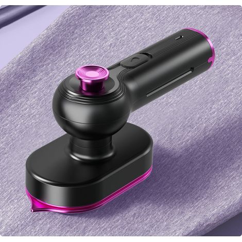 Mini fer à repasser vapeur de voyage, format portatif et portable, idéal pour repasser les petits vêtements en voyage, utilisable à sec ou humide. (1/5)