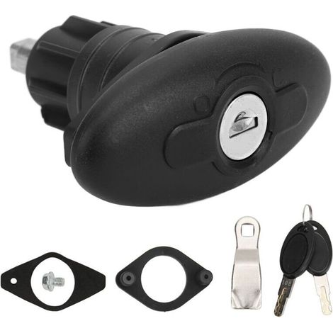 Serrure à Compression de porte de cabine de camping-car, rotative en alliage de Zinc et Nylon, 30mm, pour caravane, Yacht, camping-car (1/5)