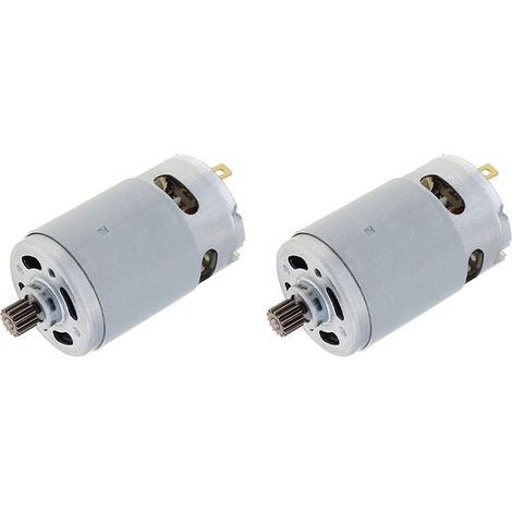 2 motores RS550 de 21 V con escobillas, 14 dientes, aptos para motosierras inalámbricas de 4/6 pulgadas y accesorios para motosierras. (1/5)