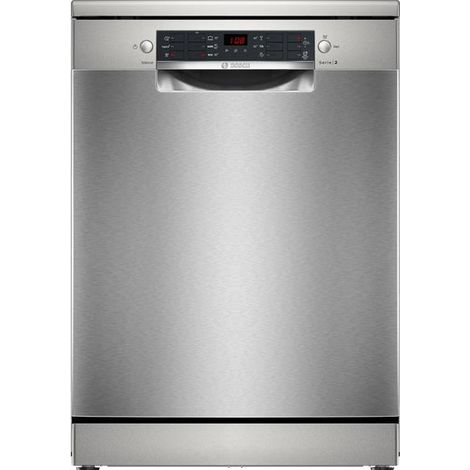Bosch – Lave-vaisselle 60cm pose-libre – 12 couverts – Moteur EcoSilence Drive – Programme Auto 45-65°C – Technologie ActiveWater