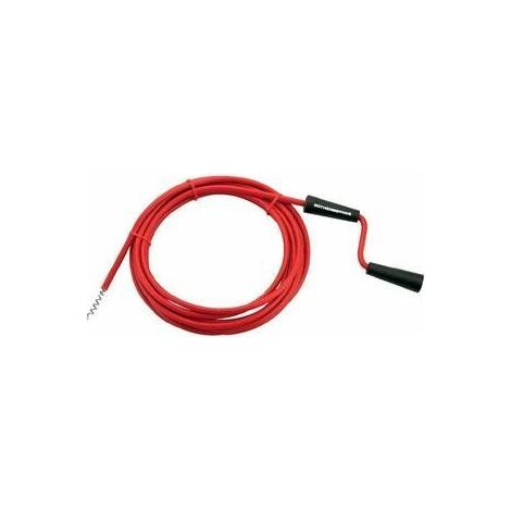 Déboucheur à tête spirale droite, Ø 7 mm x 2,5 m ROTHENBERGER