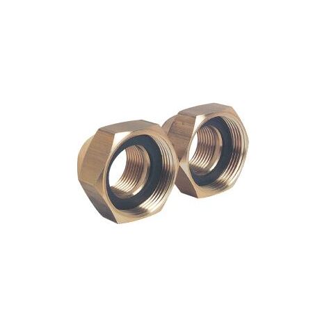 Raccord union femelle pour circulateur 40/49 pour F26/34 Laiton