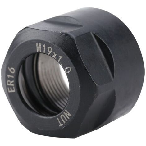 Écrou de Source ER16-A(M19) un type Collet Écrous hexagonaux de serrage pour CNC Mandrin de fraisage support Tour