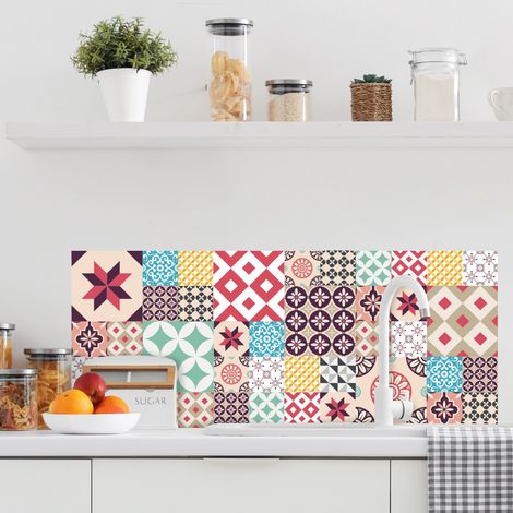 Crédence cuisine adhésive autocollante CRAZYCOLOR - 120 x 50 cm