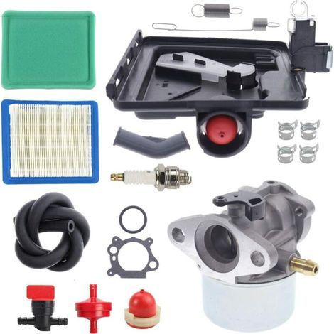 498170 Carburateur - 795259 Support de démarreur avec filtre à air - 699056 790849 Kit de ressorts pour moteurs non obstrués 4-7 CV modèle 122000 (avec kit de filtre à air) (1/4)