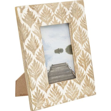 Cadre Photo Déco "Adriano" 10x15cm Beige (1/2)