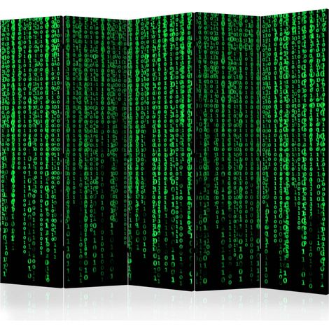 Paravento - Digital Rain II [Room Dividers] - 225x172 (1/4)