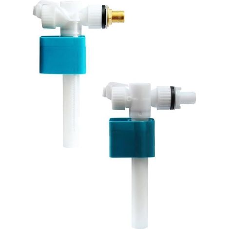 Valve d'arrivée d'eau latérale, ABS, 245 x 145 mm (1/5)